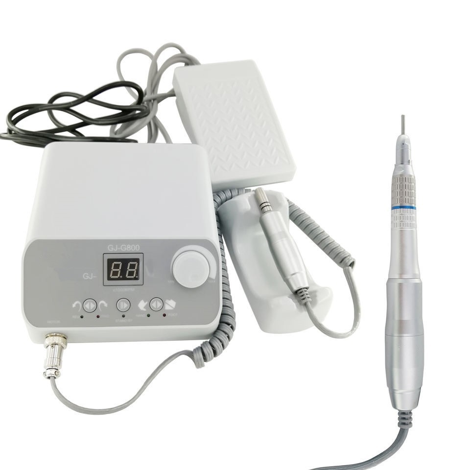G800 Strong Dental Micro Motor Polisher Machine 50000 RPM with E-type Handpiece