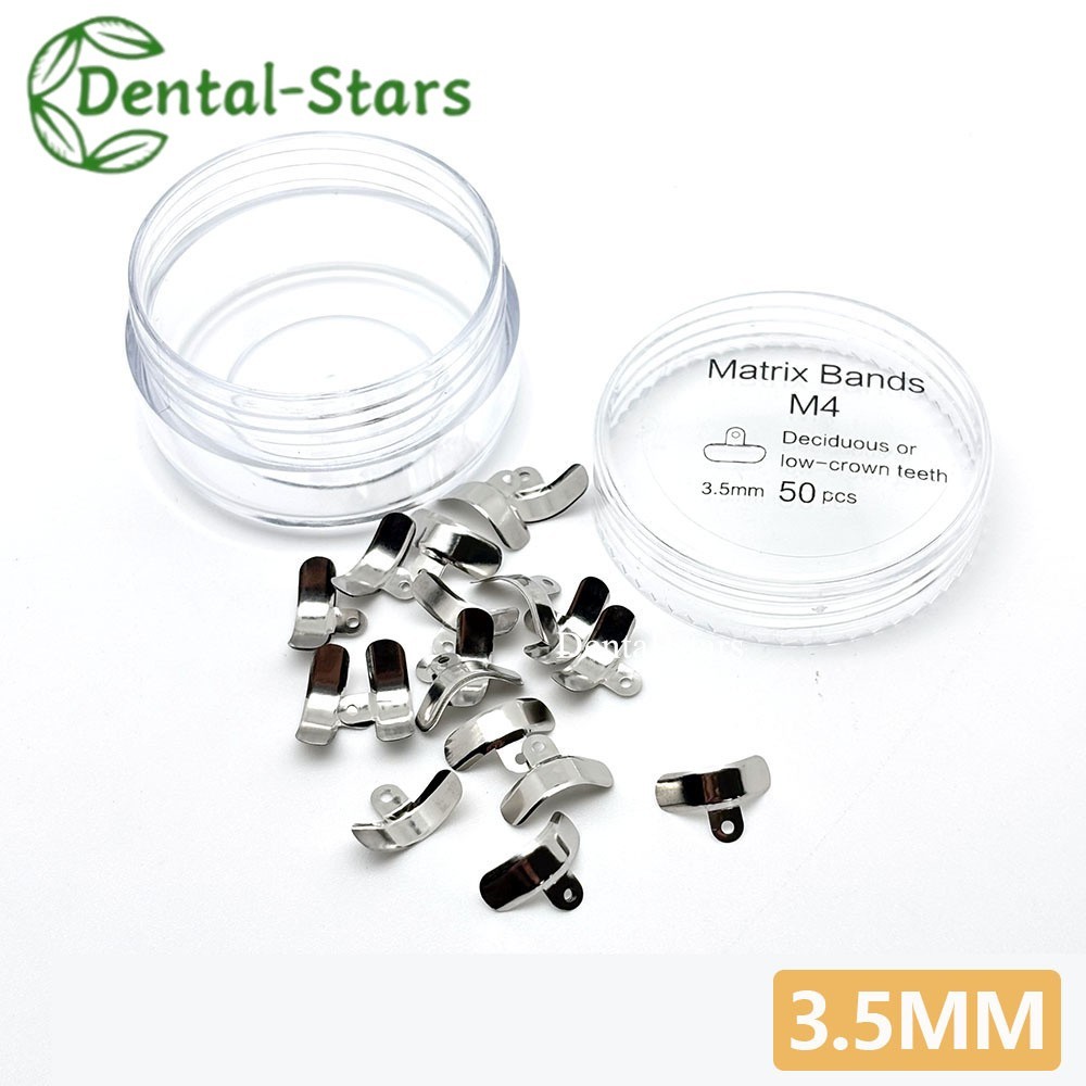Dental Sectional Matrices System D3 Kit Clamp R7 + Matrix Bands M4 Autoclavable