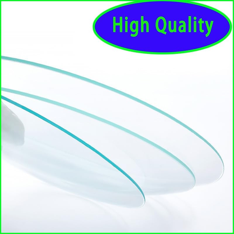 6 Pcs Lab Watch Glass Beaker Cover Set,1 Set Smooth Edges…