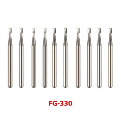 1-10 packs Dental Tungsten steel Carbide Steel Burs Bur FG-330 19mm USA