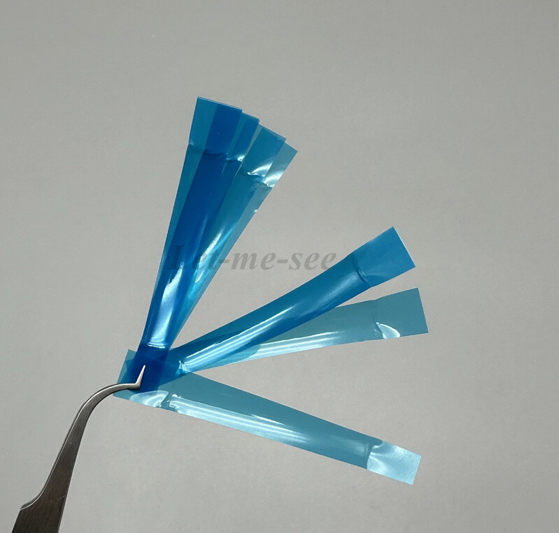 Dental Transparent Anterior Polyester Strip Blue Thickness 0.05mm Dental Materia