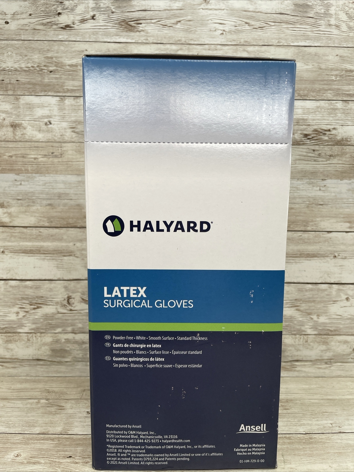 1 Case HALYARD LATEX Surgical Gloves, Size: 6, 200 pair SGL65060 Exp 1/25