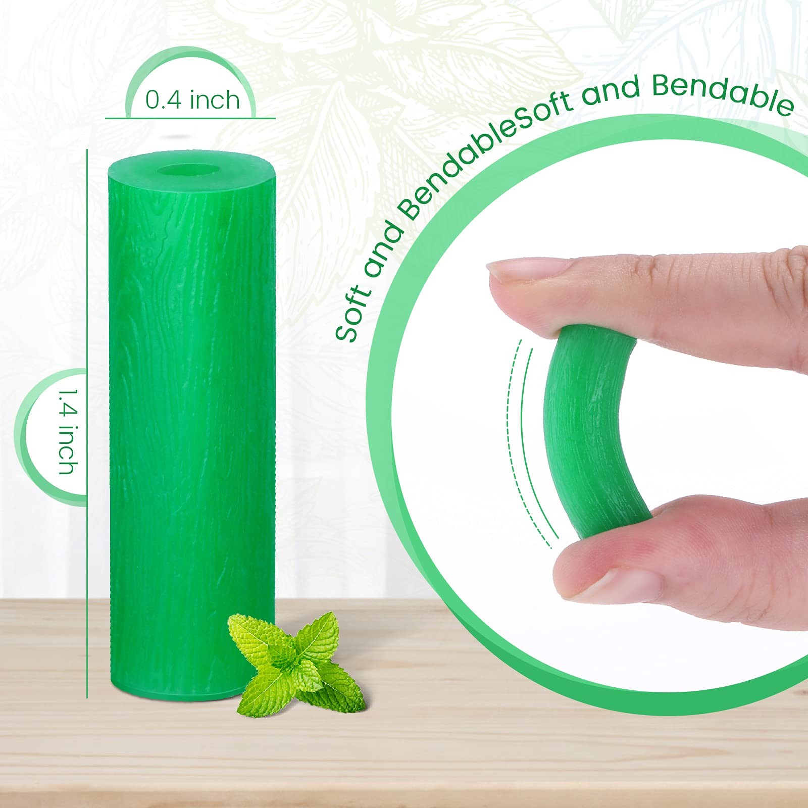 Aligner Chewies for Invisalign Aligners – Mint Scented (20Pcs Chewies) and 2 …