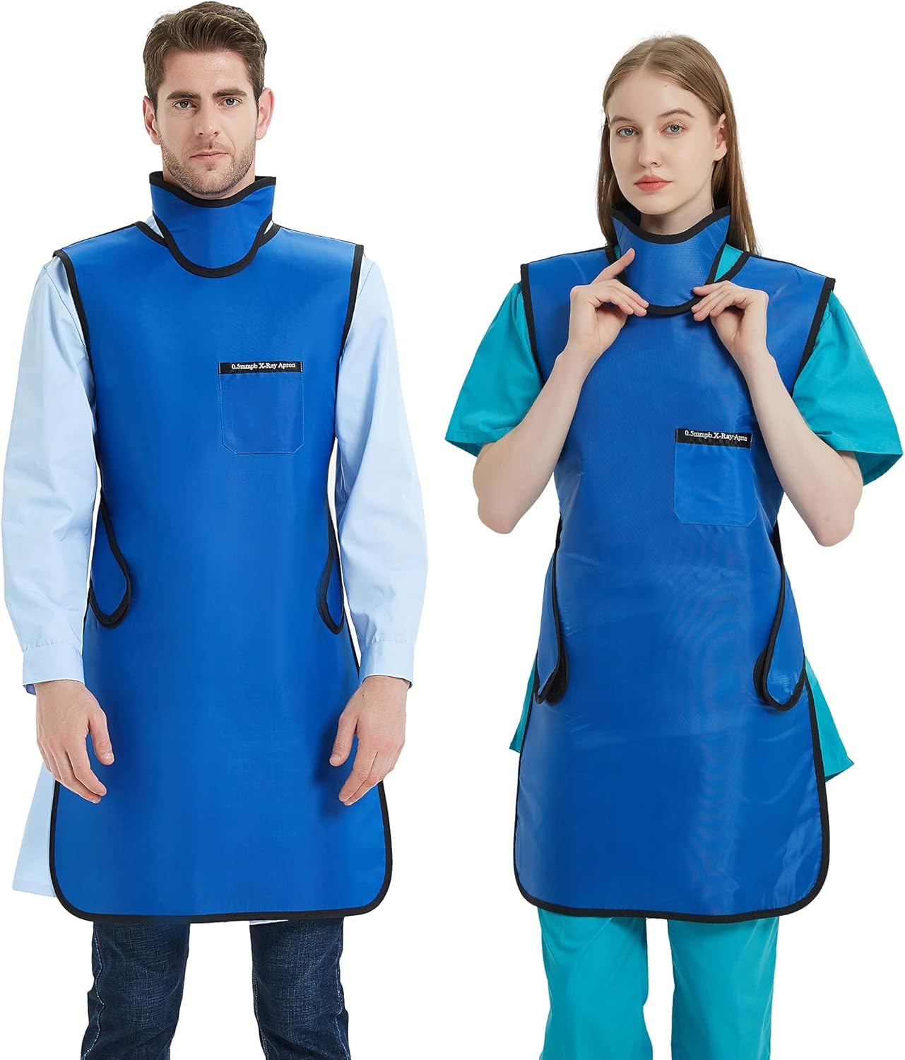 0.5Mmpb Xray Lead Apron for Xray with Thyroid Shield Collar,Lead Gown,Dental Xra