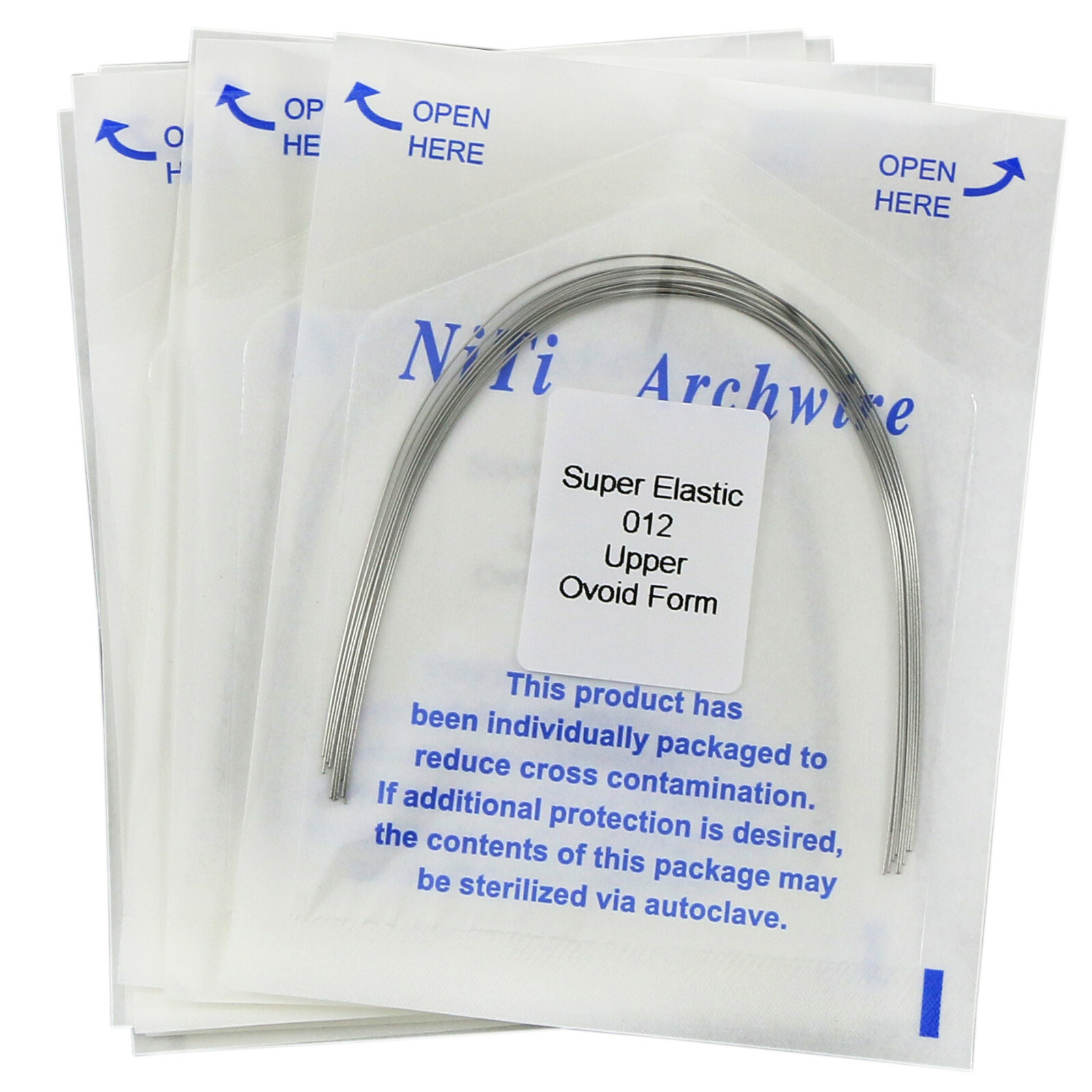 100Pcs Dental Orthodontic Niti Arch Wire Round Super Elastic 012-020 Upper Lower