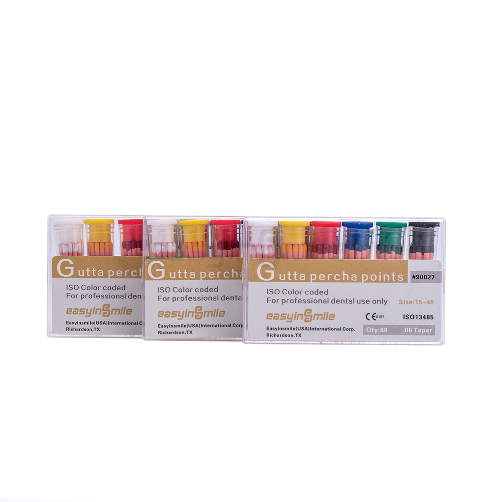 Endodontic Gutta Percha Point Taper 02/04/06 GP Points for Dentistry Bottle Pack