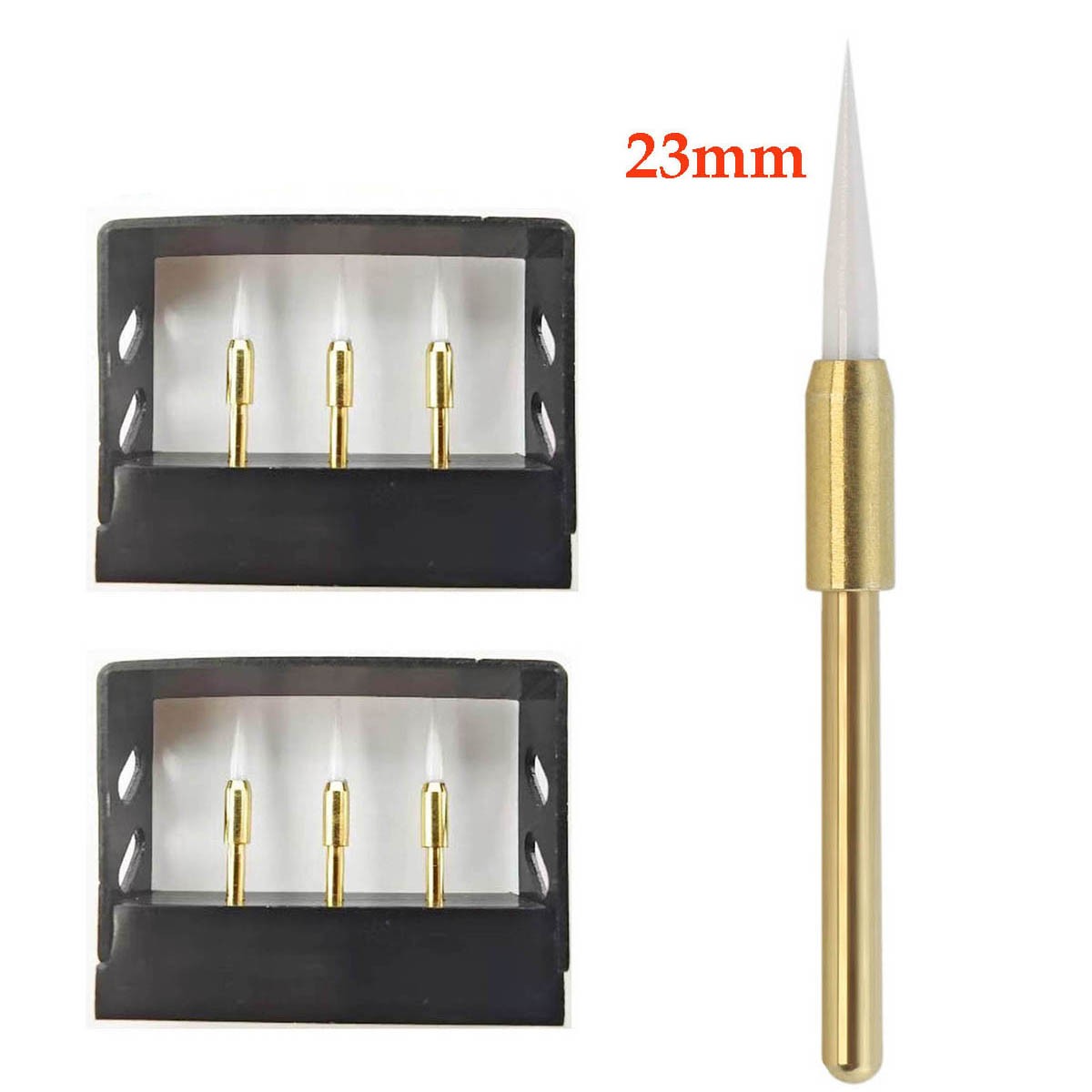 6PCS Soft Tissue Cutting Burs Friction Heating Achieves Rapid Hemostasis 21mm
