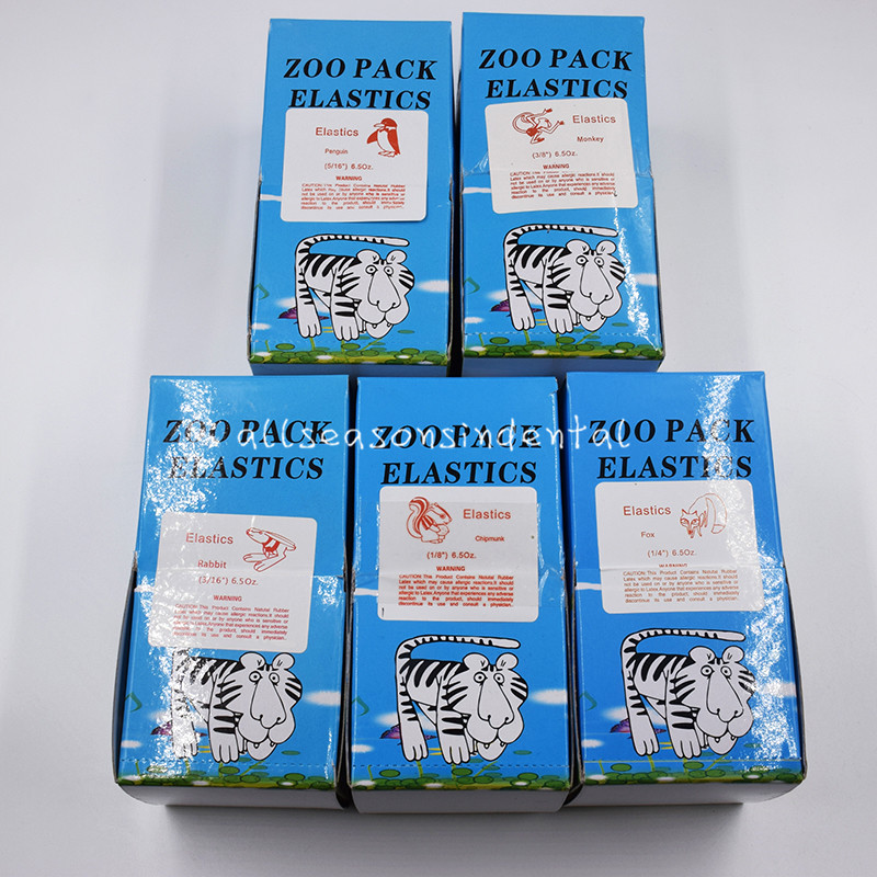Dental Orthodontic Rubber Bands Elastics Latex Braces Multi Size Ring For Choice