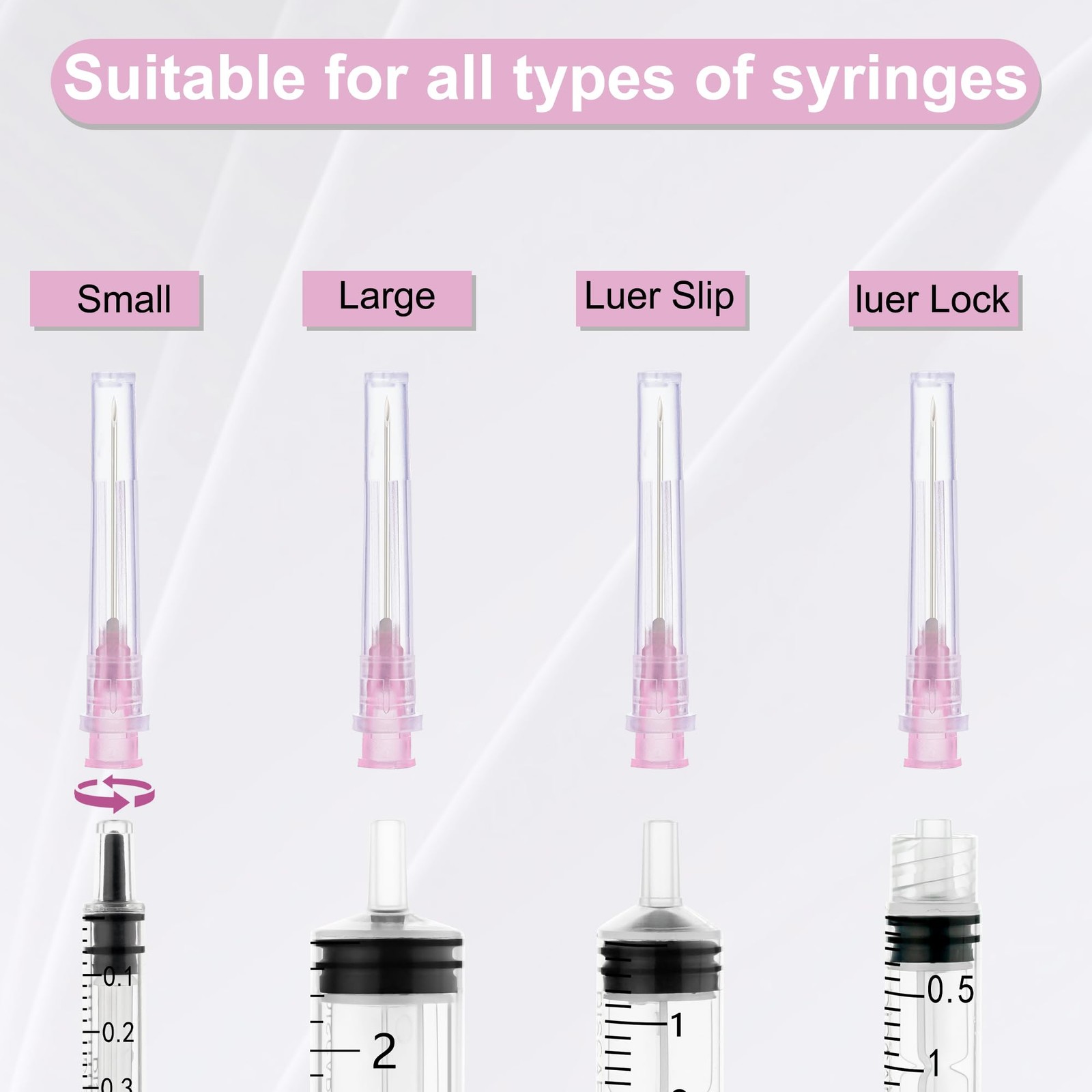 100 Pack 18G 1″ Luer Lock Dispensing Needles for Lab & Industrial Use