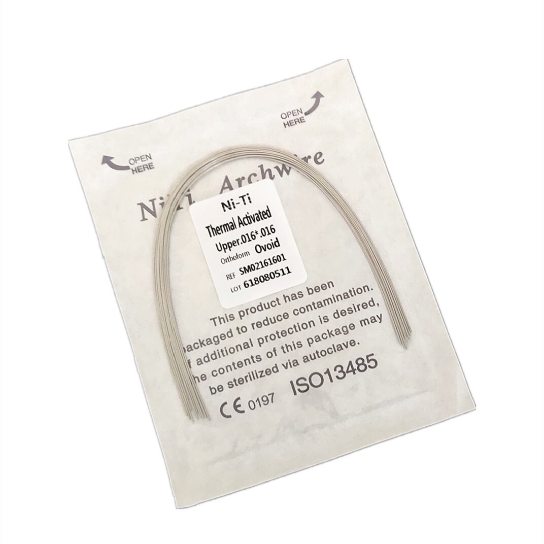 Dental Orthodontic Heat Thermal Activated Niti Rectangular Arch Wires
