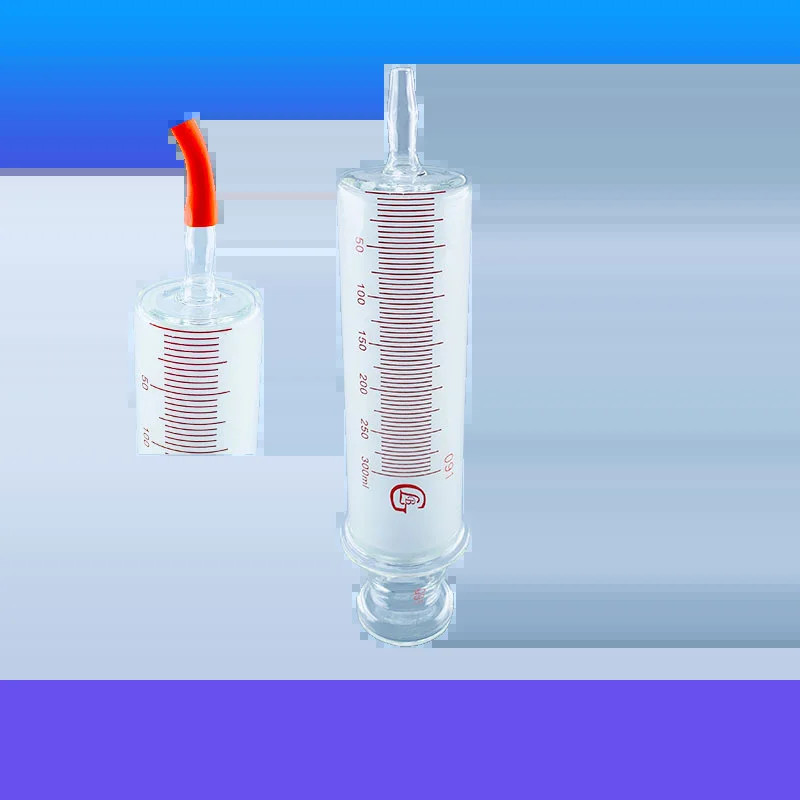 150ml/200ml/250ml/300ml/500ml/1000ml All Glass Syringes Large sausage device Gla
