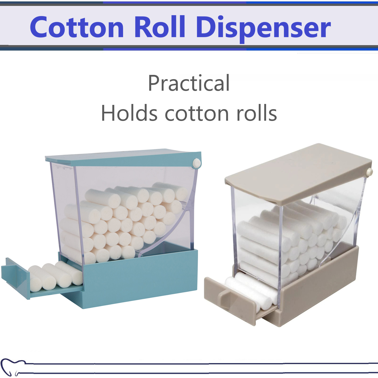 Dental Dispensers For Cotton Roll Microbrushes Dispenser Gauze Sponge Dispenser