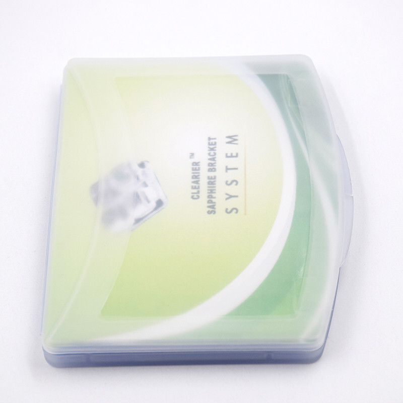 20Pcs/Box Dental Orthodontic Sapphire Bracket Monocrystalline Roth 022 345Hook