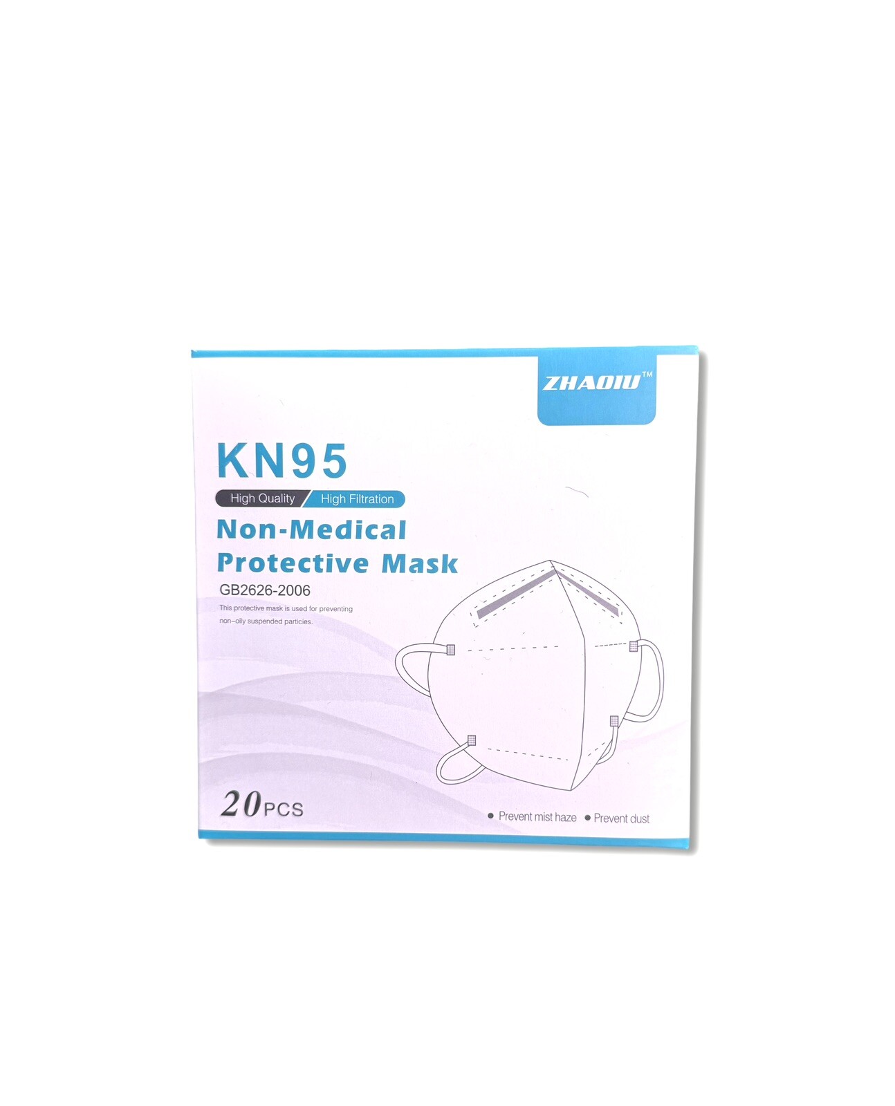 Face Mask KN95 ZHAOIU 20 Pack