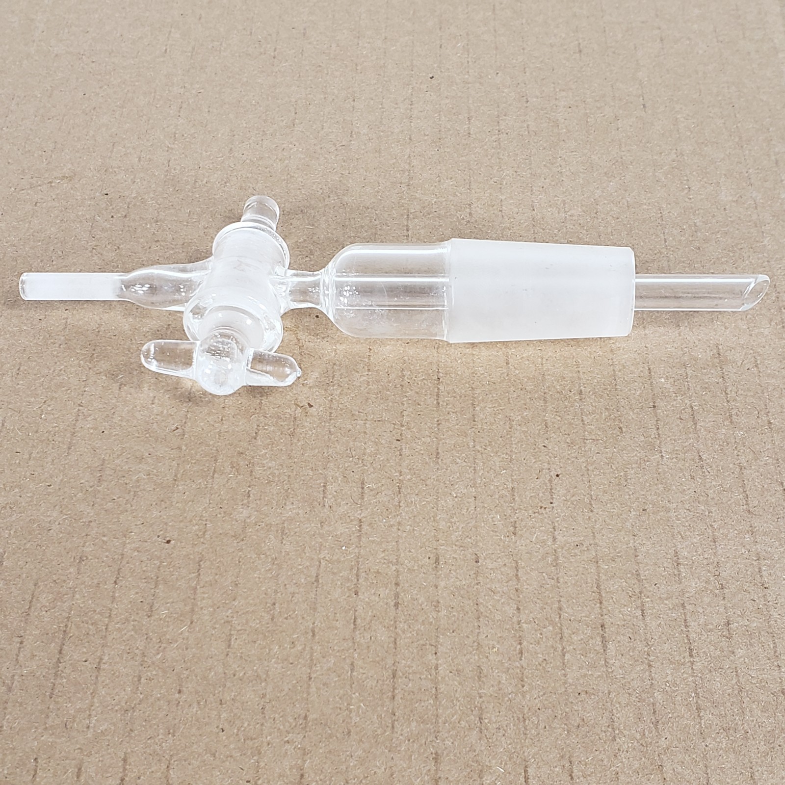 Unbranded Straight 24/40 Outer Joint To 1/4″ Straight Tube Gas Inlet Adapter