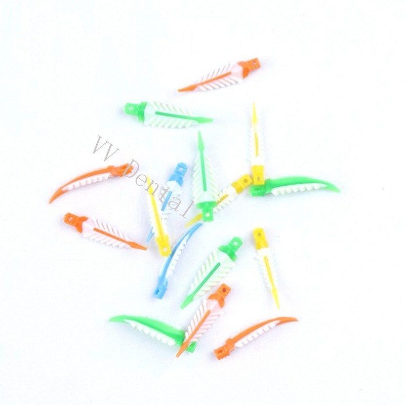 100pcs/box Mix Dental Interdental Wedges Sealing Composite Wedge Silicone