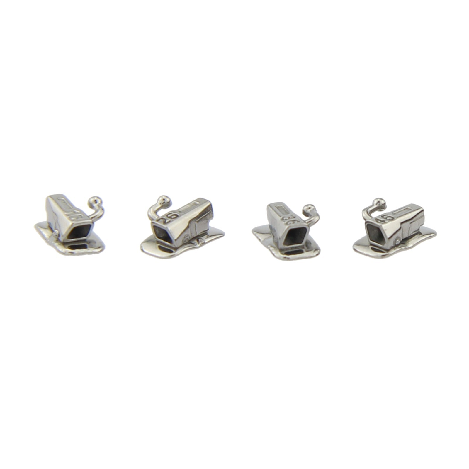 200 Orthodontic Buccal Tube 1st 2nd Molar Tubos Ortodoncia Roth MBT 022 Bondable