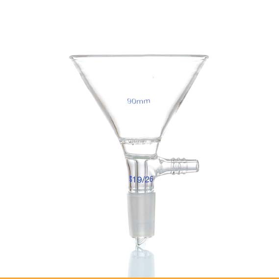 Bulk Buy 50mm – 150mm Transparent Glass Filter Funnel with Standard Joint CA