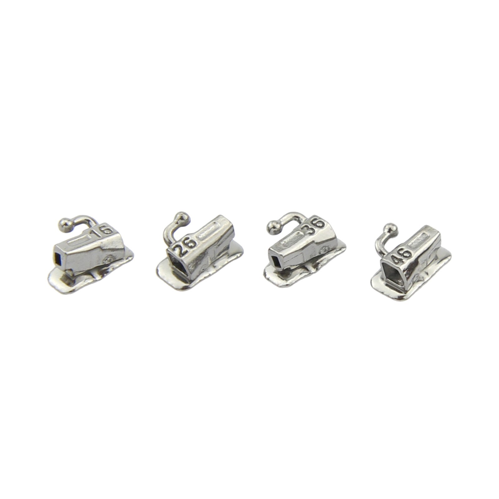 200pcs Orthodontic Buccal Tubes Roth 1st 2nd Molar Brackets tubos de ortodoncia