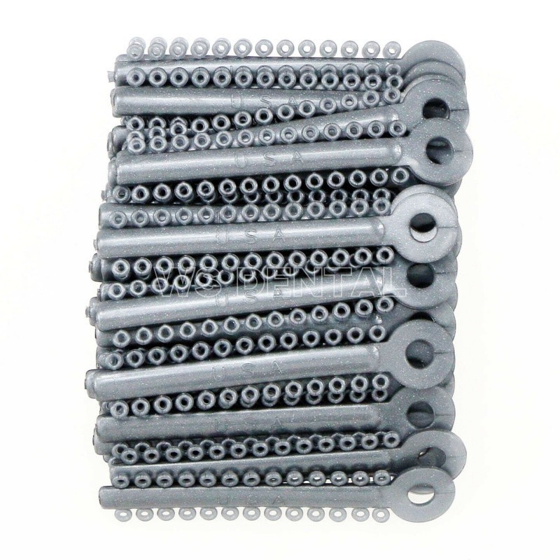 Dental Orthodontic Elastic Ligature Ties Rubber Bands for Brackets Brace 1 bag