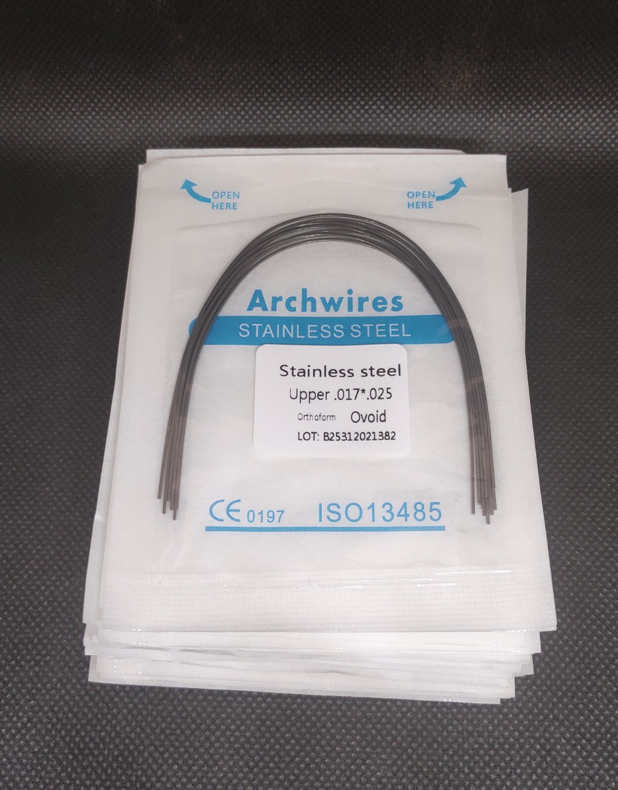 Dental Orthodontic Stainless Steel Wire Round/Rectangular Arch Wires Ovoid