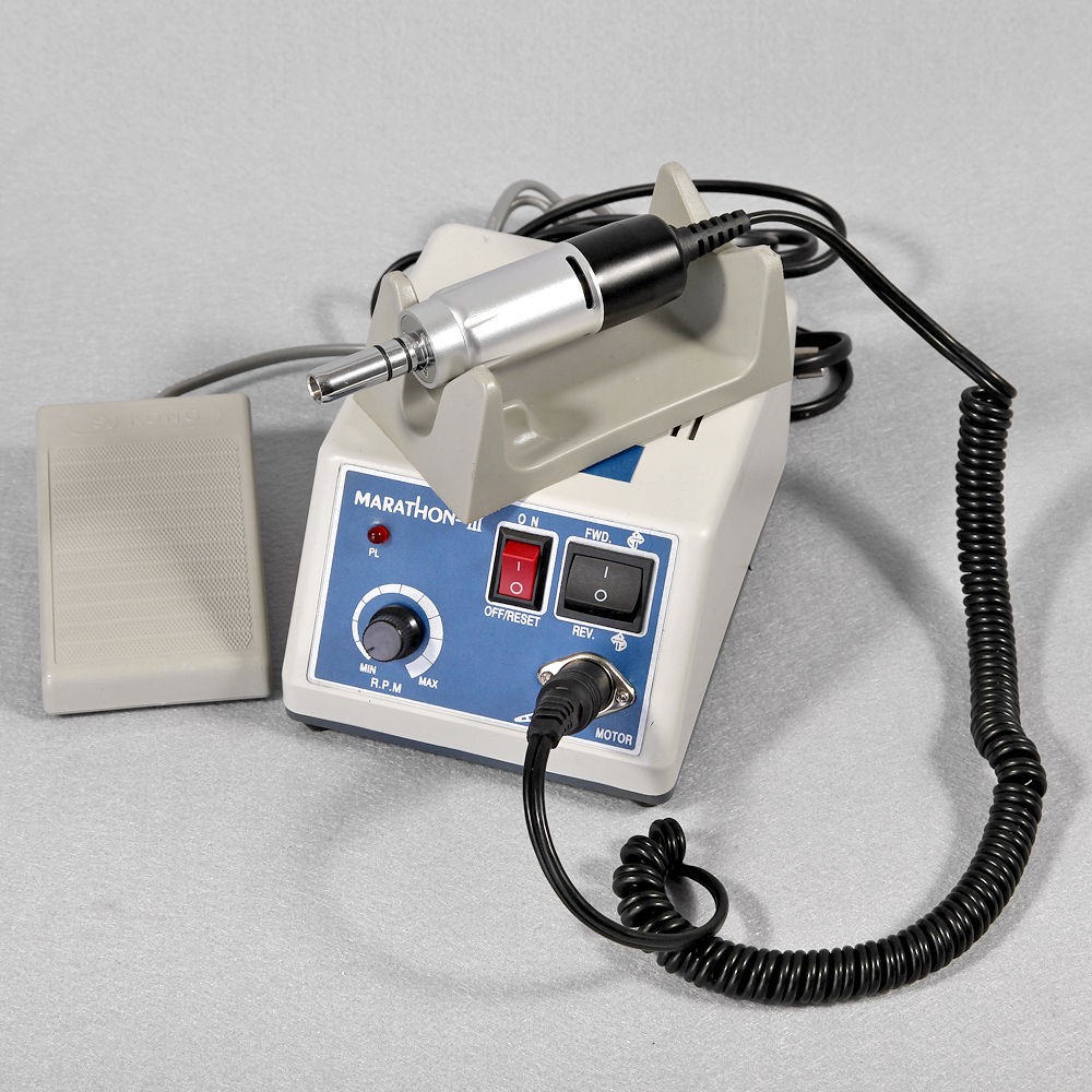 Dental Lab Marathon Polisher Electric Micromotor & Contra angle Prophy Cups GIFT