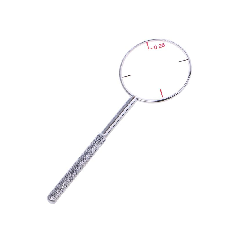 2 pcs Optometry 0.25/0.50 Trial Jackson Cross Cylinder Diopters Tool Lens