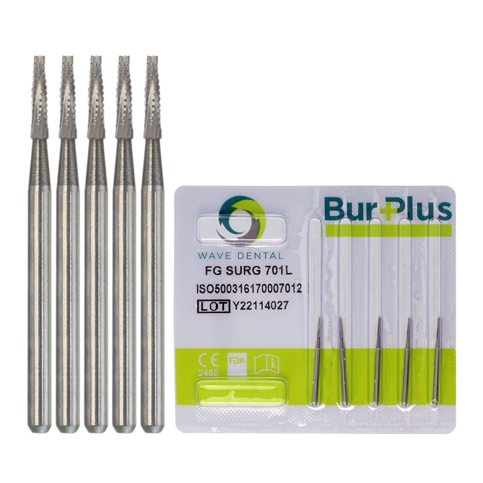 Wave Dental Surgical Length Bur 25mm Tungsten Carbide FG SL Midwest FGOS FG SURG