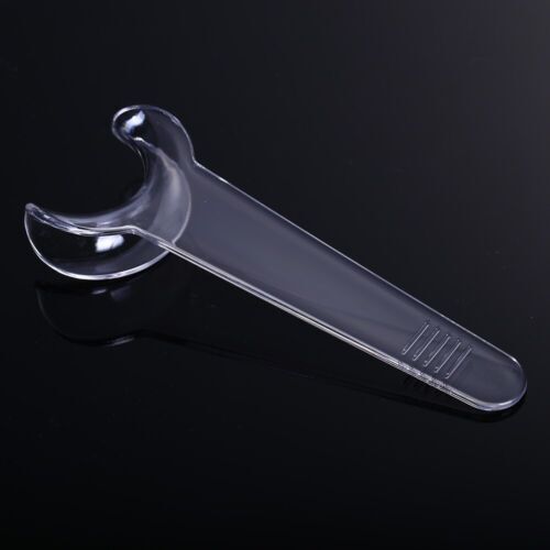 20Pcs Dental Intraoral Cheek Lip Retractor T-Shape Mouth Opener Clear S/L Size