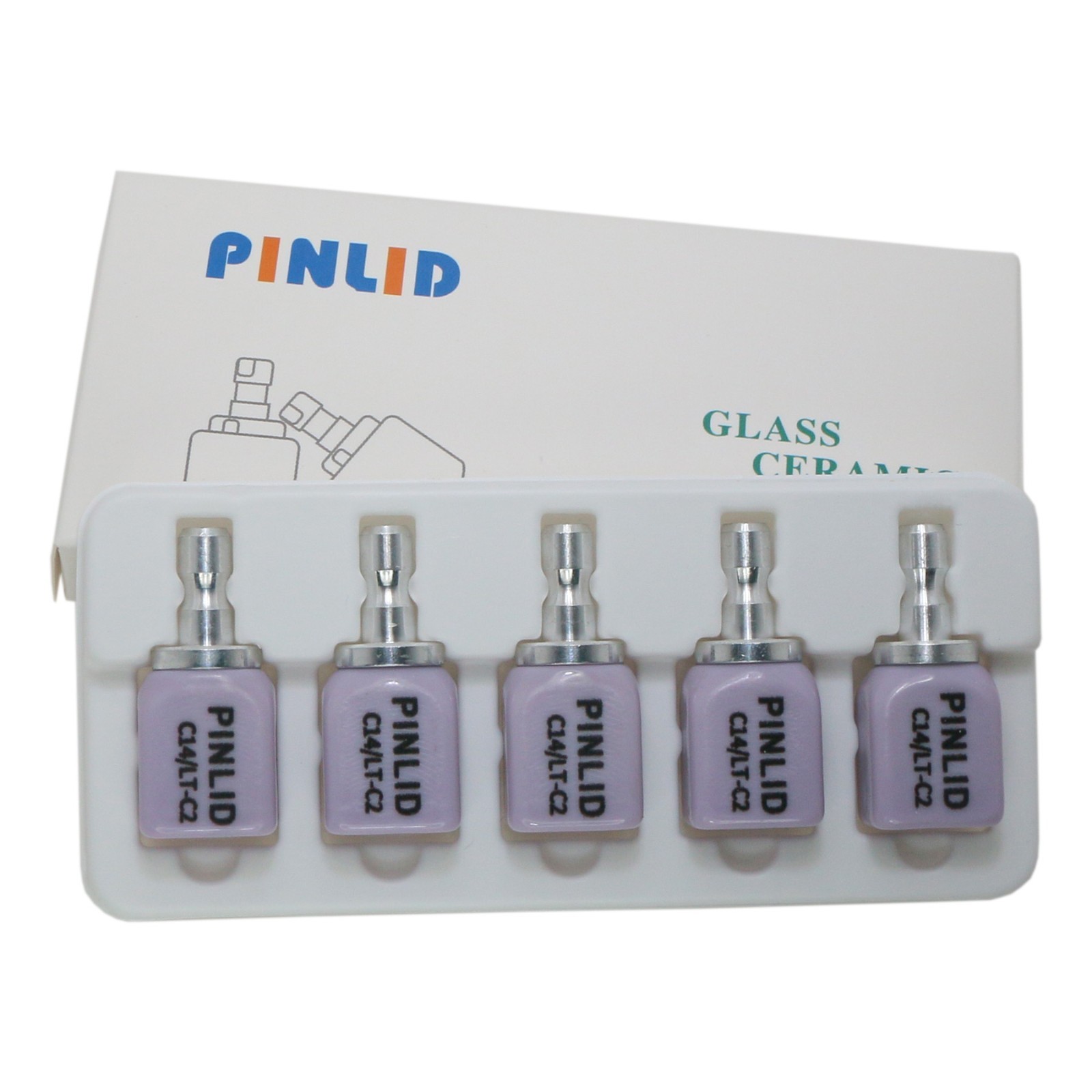 Dental Emax CAD/CAM Cerec Blocks Glass Ceramic Lithium Dislicate Block HT/LT C14