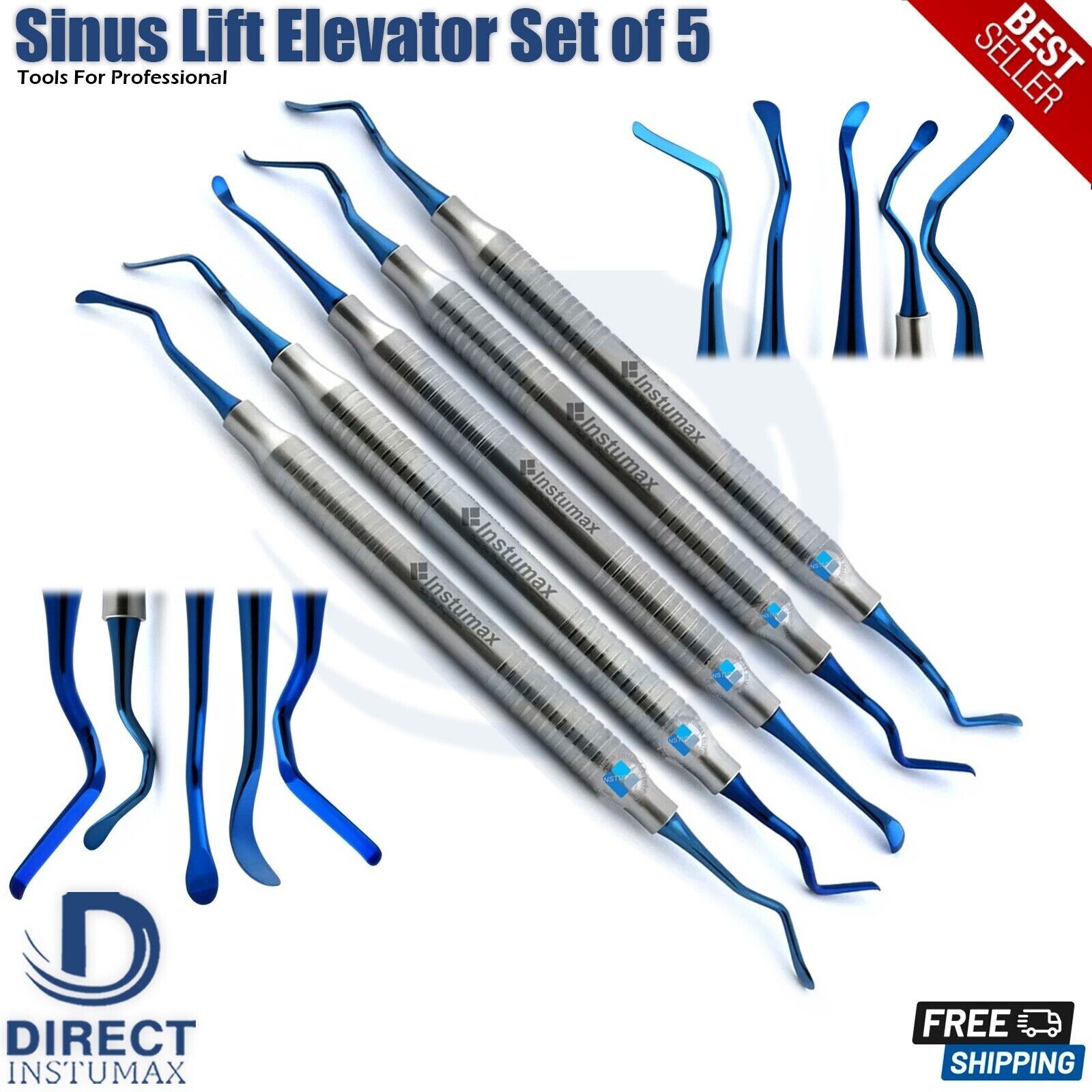 Periosteal Elevators & PDL Luxating Kit – Precision Tools for Dental Surgery