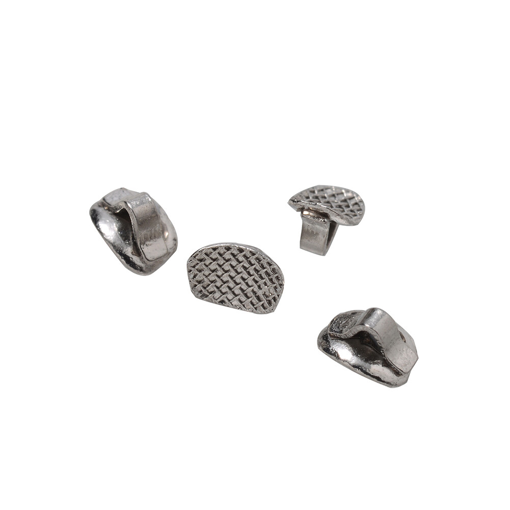 10Pc Dental Orthodontic Lingual Buttons Round MIM Mesh Base Bondable EASYINSMILE