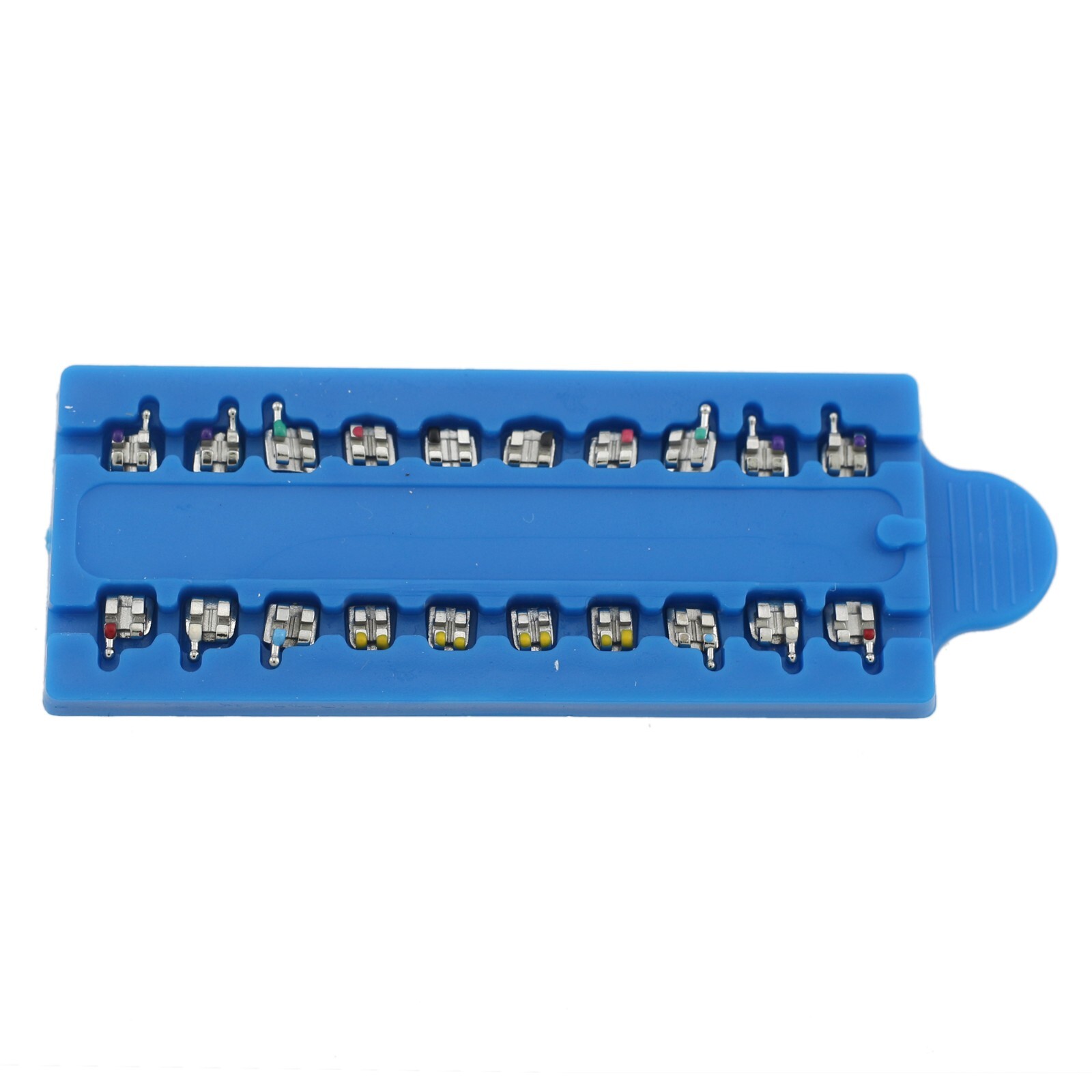 Orthodontic Metal Brackets OC Mini MIM Braces MBT Roth 022 345 Hooks Twin Braces