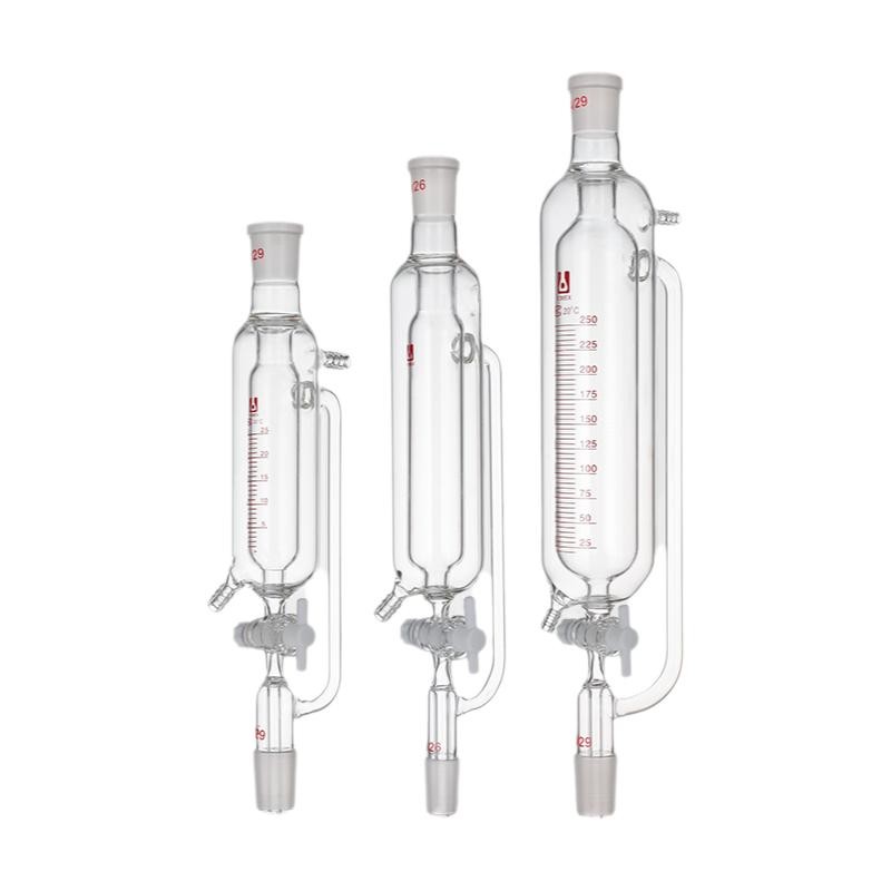 Chemistry Lab Double-Jacketed Funnel 25ml-1000ml Constant Pressure Supply