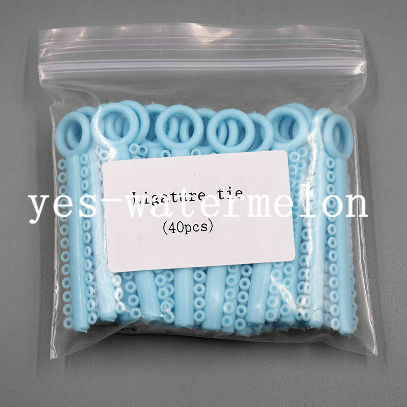 20 Pack Rubber Orthodontics Ligature Ties Dental Bands 37 Colors To Choose New