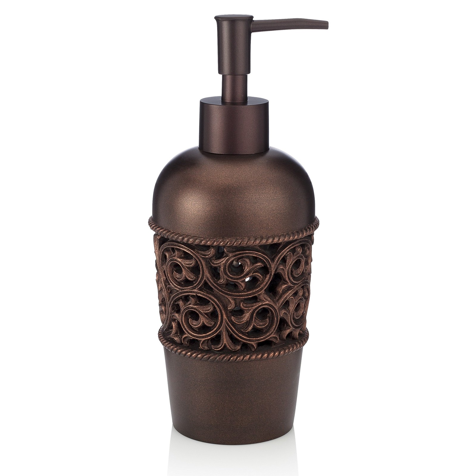 Essentra Home 4-Piece Bronze Bathroom Accessory Set Complete Set Includes