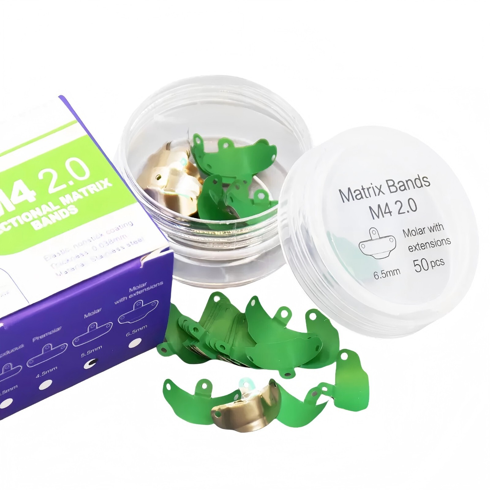 Dental Matrix Bands Ring Sectional Matrice Clamp Fit Garrison Palodent V3 System