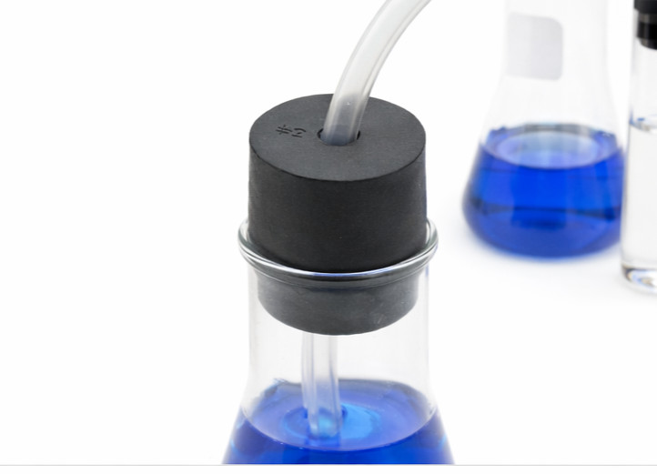Solid Rubber Stoppers 1 Hole Laboratory Stoppers Various Sizes 10 per package