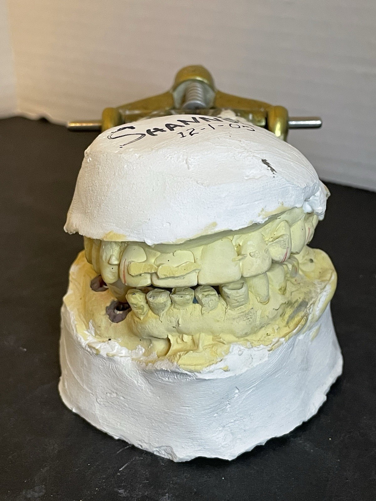Dental Articulator Implant Case Medical Oddity Macabre Curiosity Halloween Prop