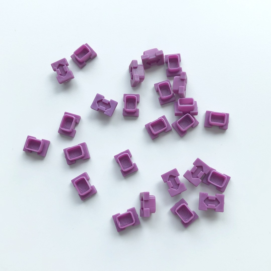 100 Dental ITI Snap Caps Closed Tray RC Impression Transfer Coping Fit Straumann