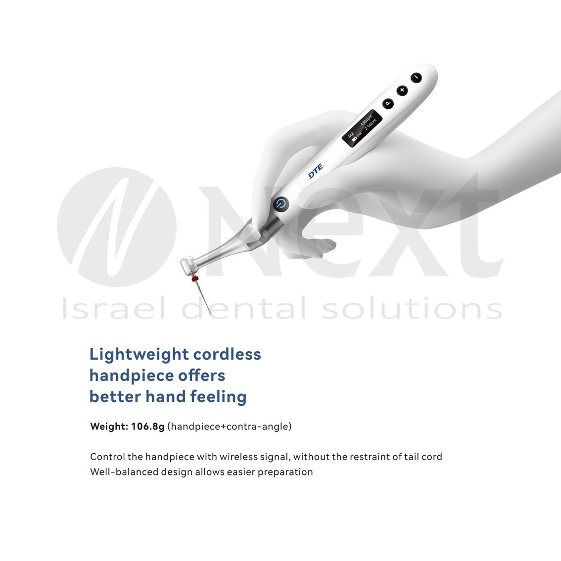 Dental DTE Woodpecker original Endo Free Dental Brushless Endo Motor 6:1 Contra