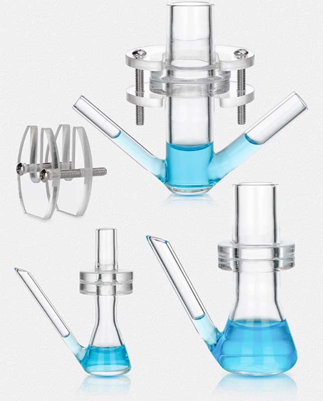 High Transparency Borosilicate Glass Transdermal Diffusion Cell 9–25mm Lab