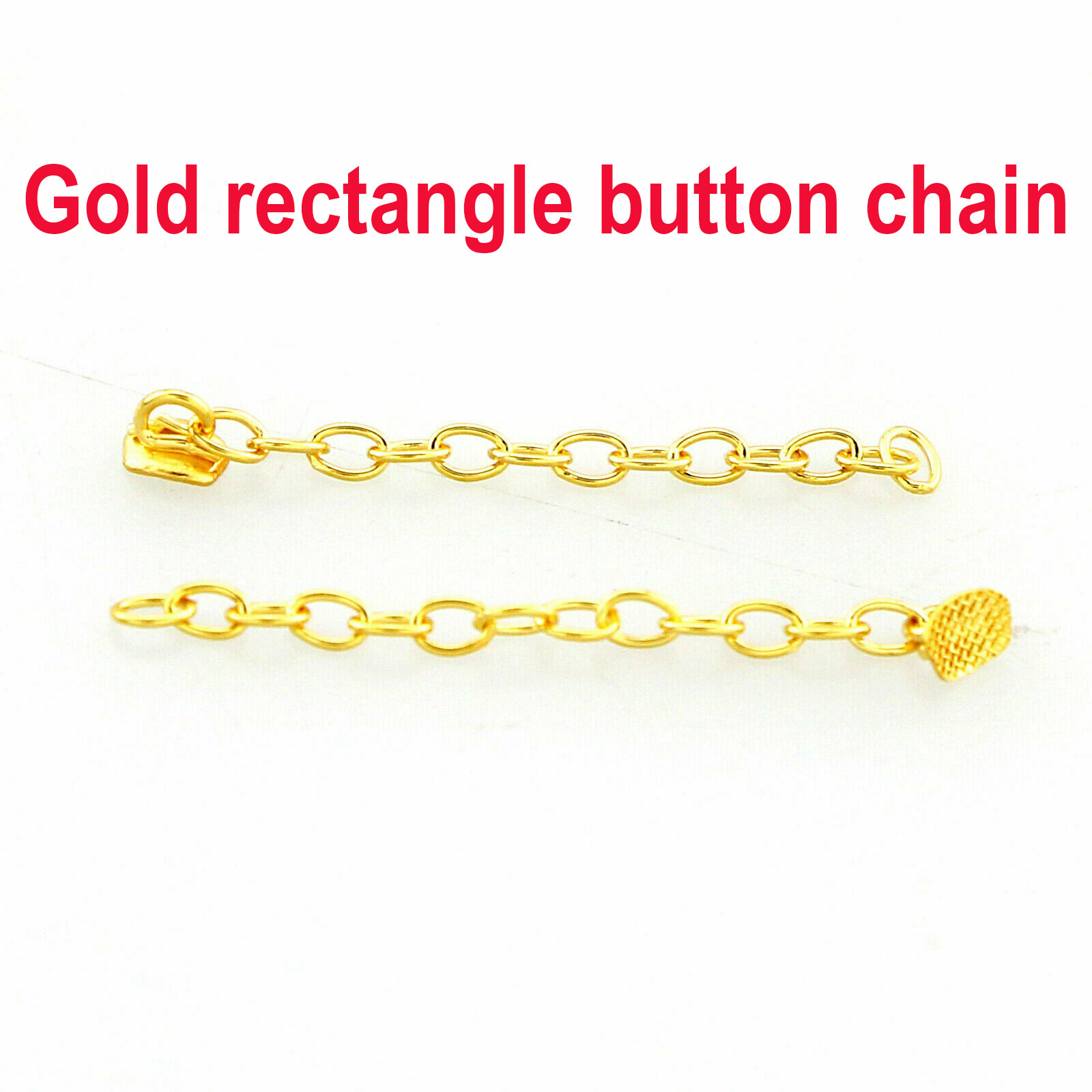 Dental Orthodontic Traction Chain Lingual Button Round Rectangle Mesh Base 10Pcs