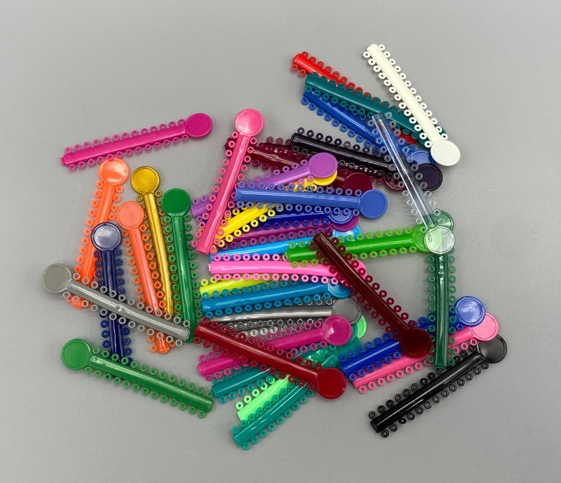 1 bag Dental Orthodontic Elastic Ligature Ties Rubber Bands for Brackets Brace