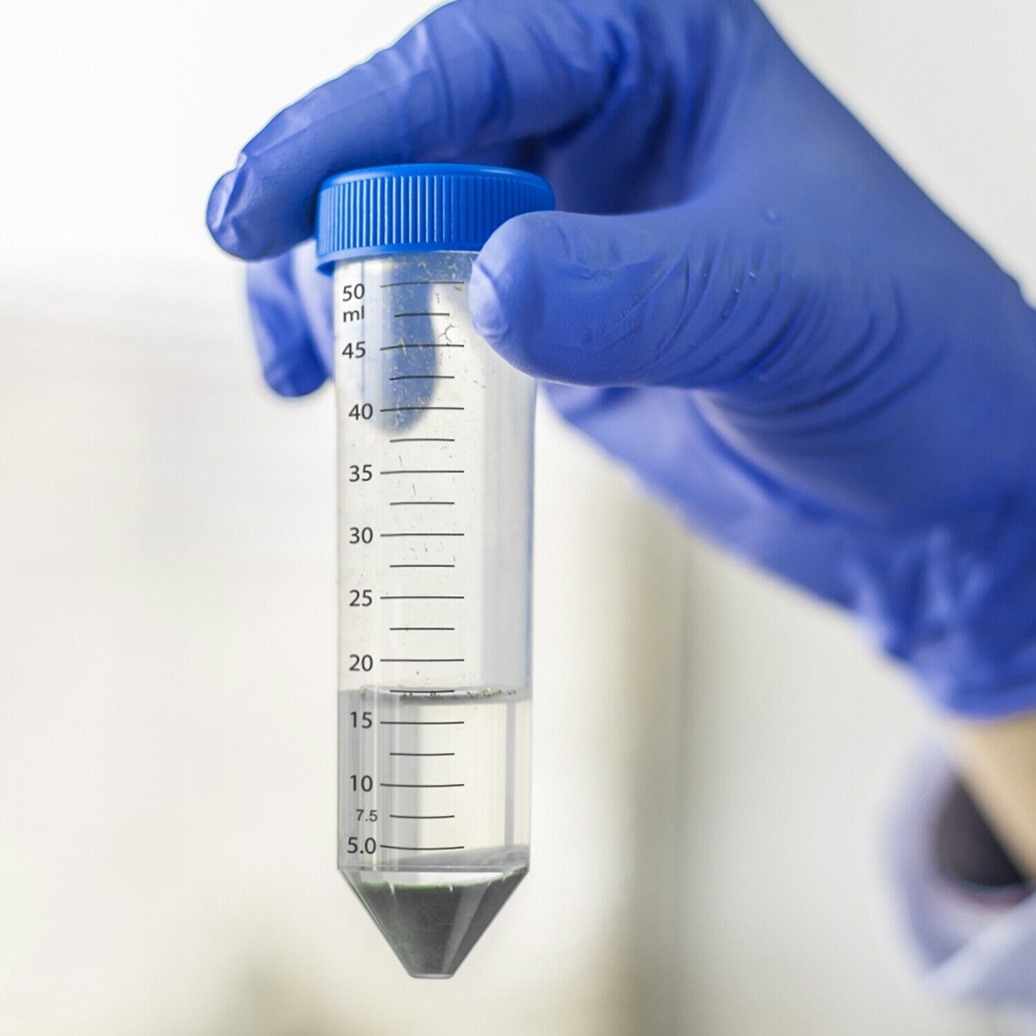 MS@ Conical Plastic Centrifuge Test Tubes 50mL 50Pcs Sterilized White Mark Area