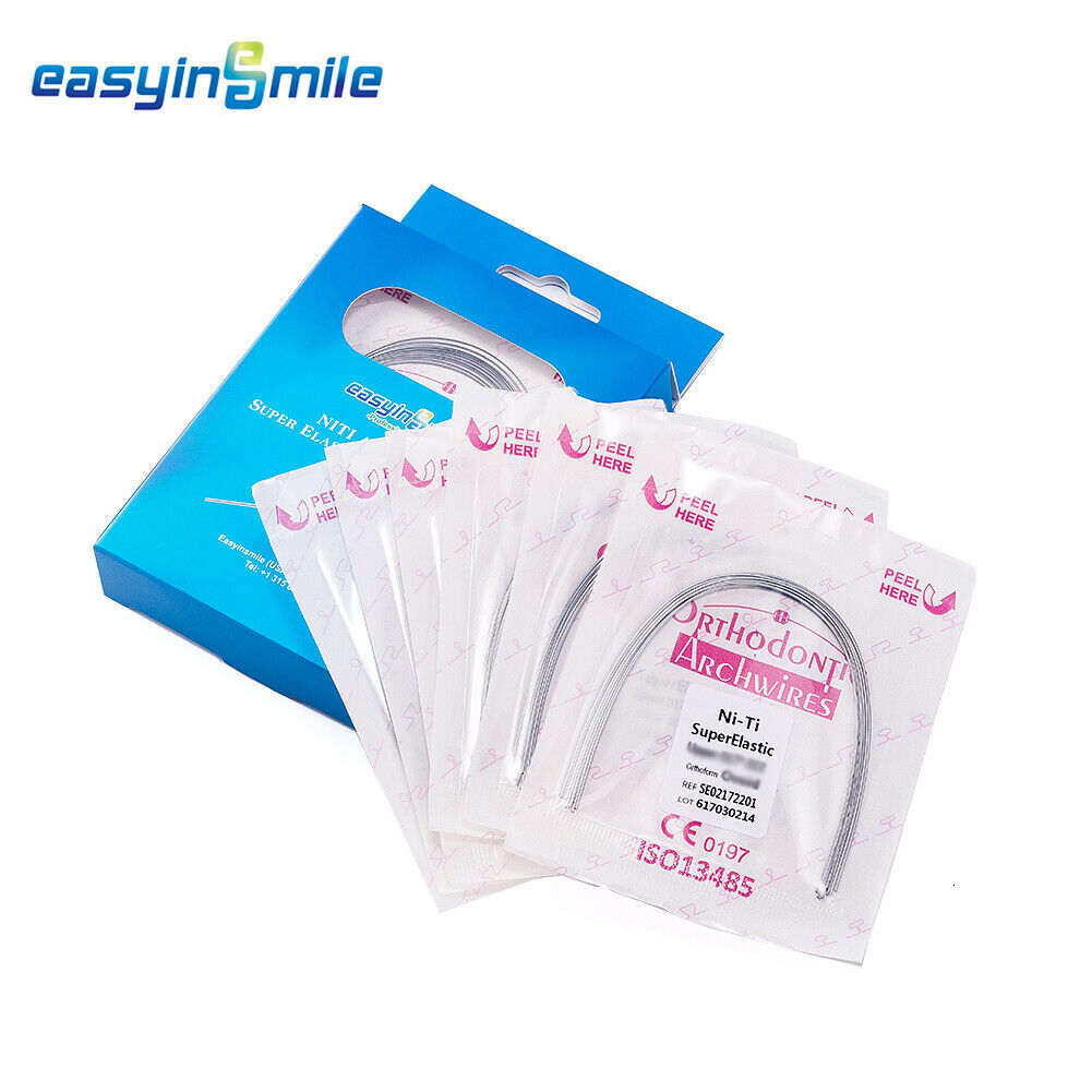 Dental Orthodontic NITI Arch Wires Braces Teeth Wire 12/14/16 10 bag Easyinsmile