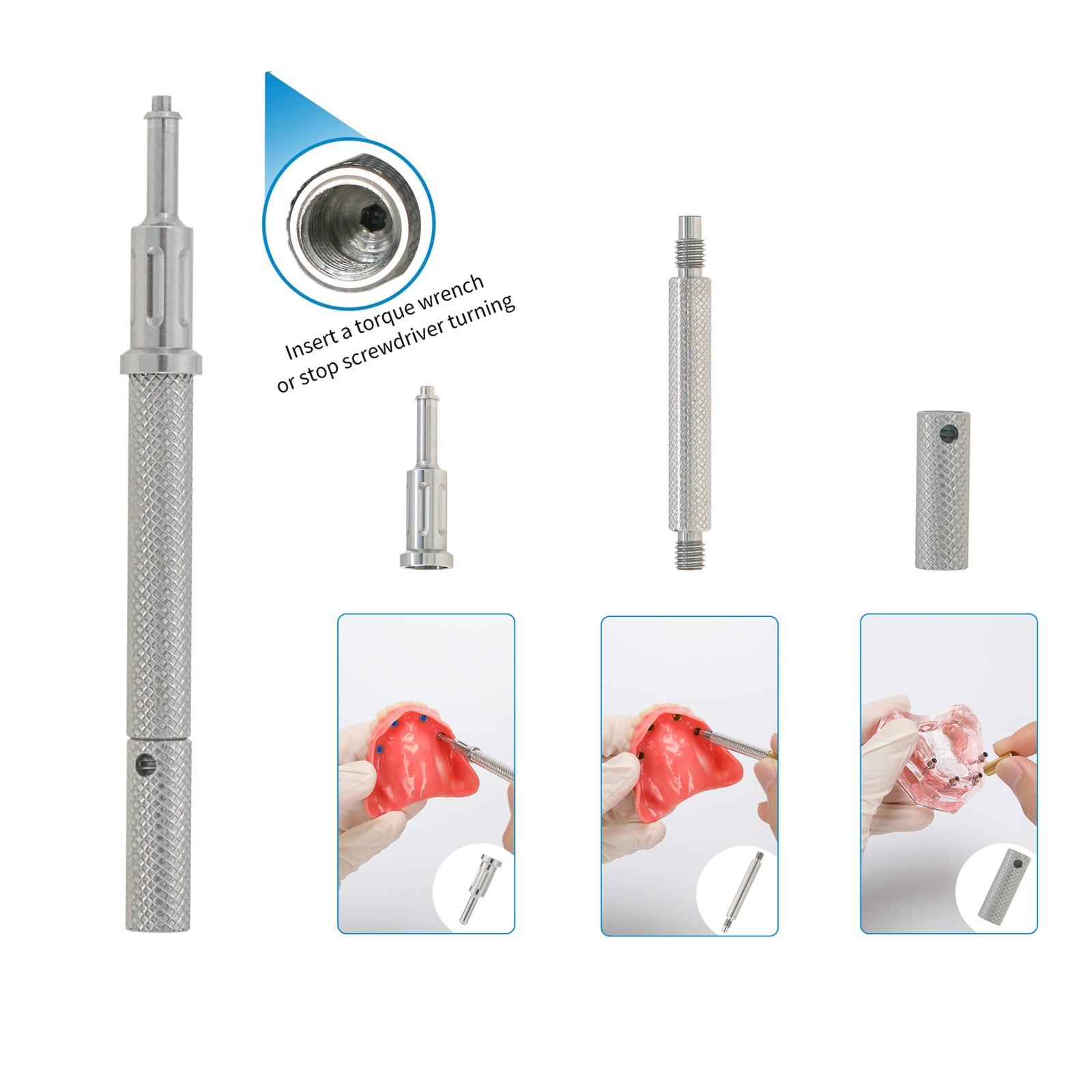 US Dental Locator Overdenture Abutment & Accessories Compatible Multiple Implant