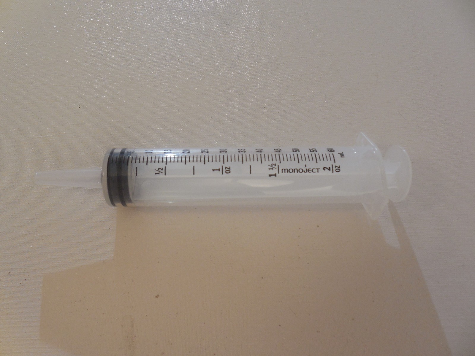 Pack Of 5 Monoject 60 mL Single Use Sterile Syringes Catheter Tip