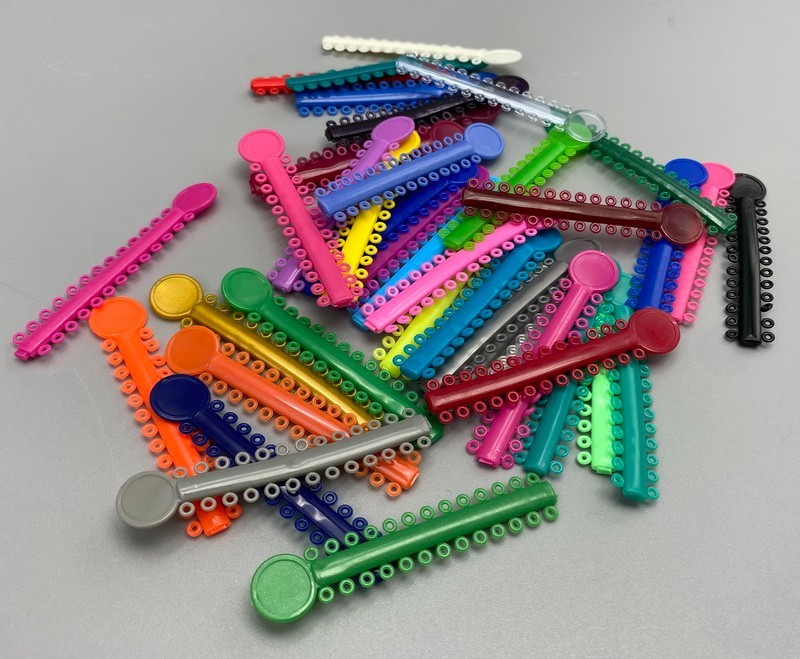 1040/320pcs Orthodontic Dental Elastic Ligature Ties Rubber Ortho Braces Bands