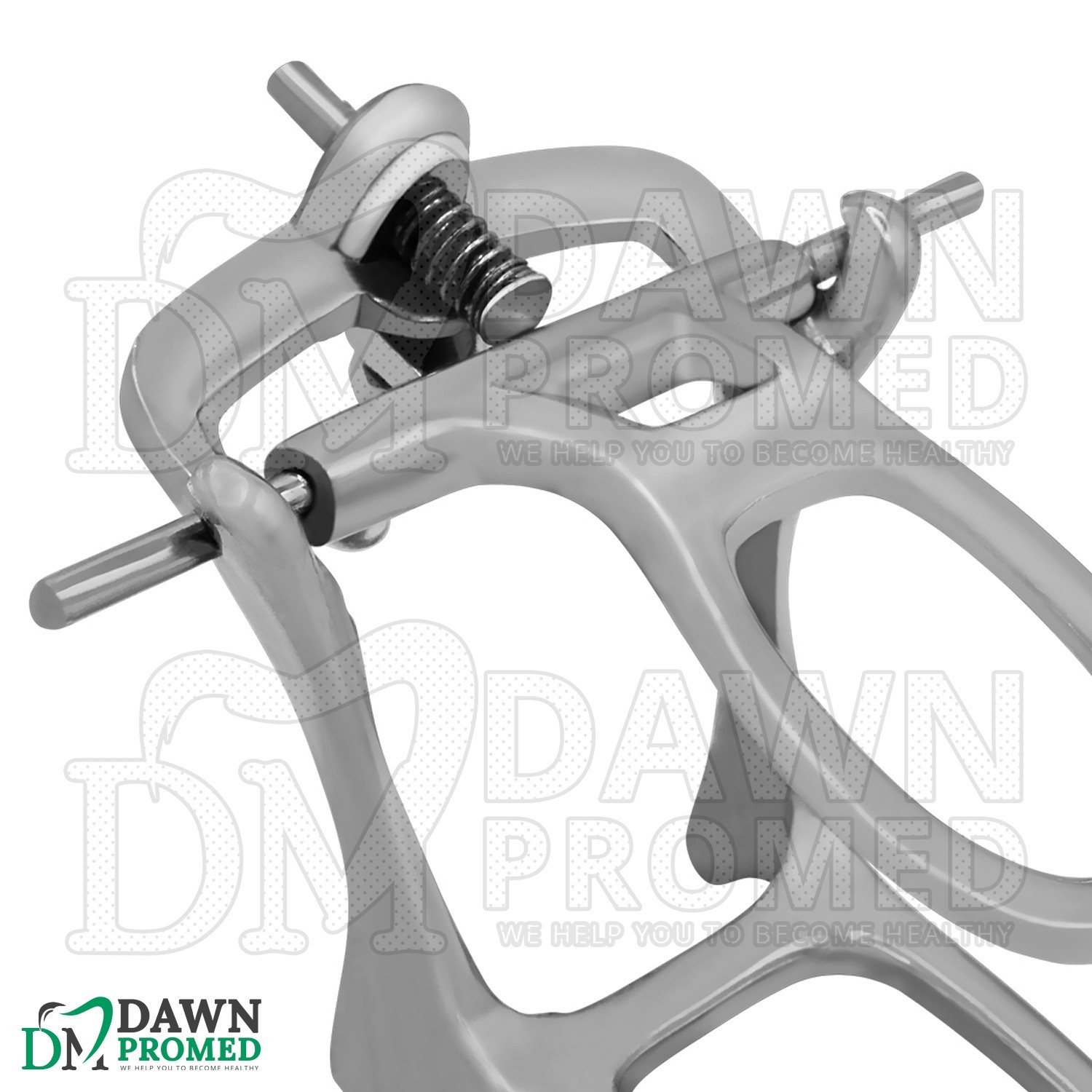 Dental Lab Articulator Chrome Plated Large High Arch Hinge Denture Instrument